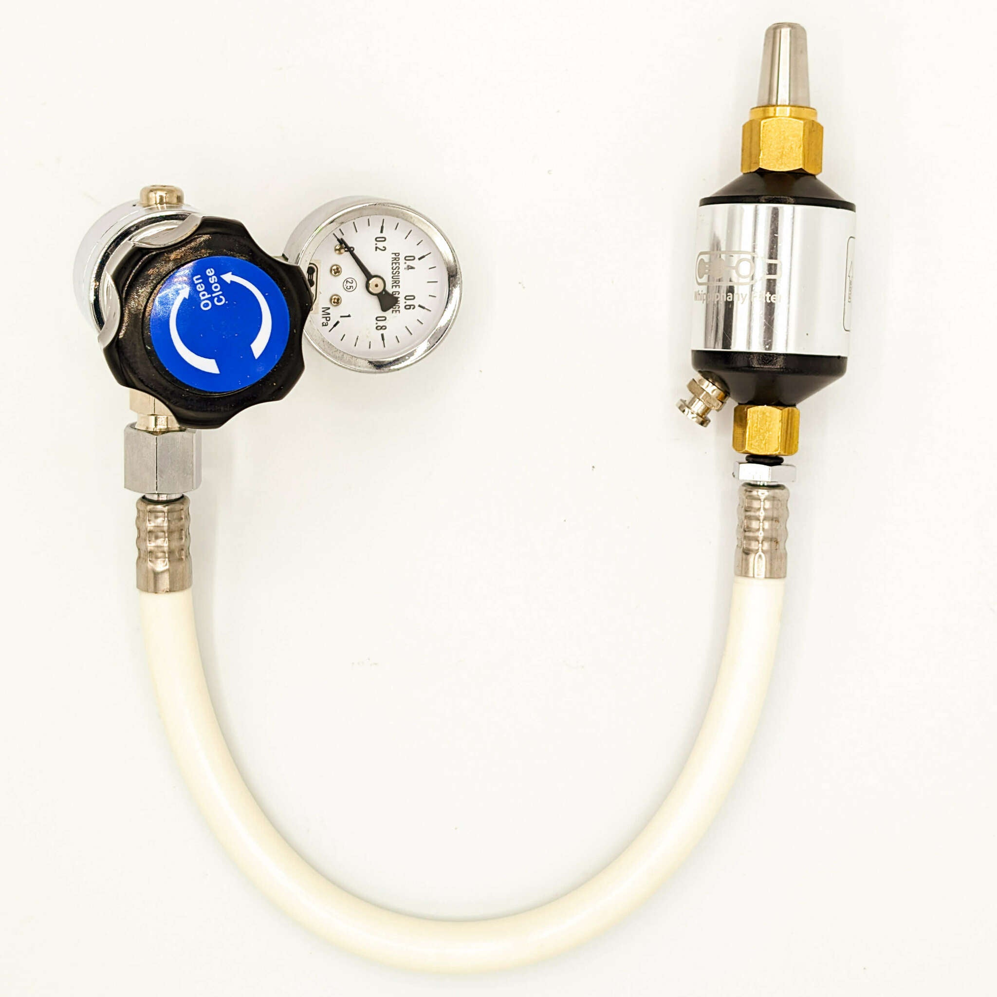 nitrous regulator and whipper filter